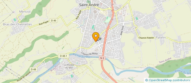 localisation de l'entreprise INFIRMIER LIONEL PAYET à SAINT-ANDRE