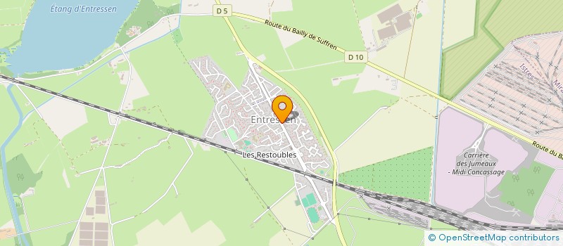 localisation de l'entreprise INFIRMIERE DE LA CRAU à ISTRES