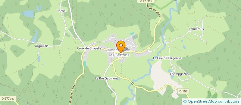 localisation de l'entreprise INFIRMIERE JEO à MONTSAUCHE-LES-SETTONS