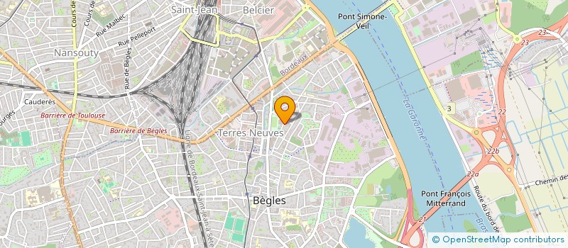 localisation de l'entreprise INFIRMIERES DE FRANCE à BEGLES