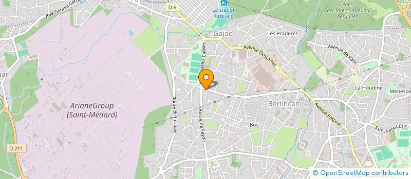 localisation de l'entreprise INFIRMIERES LIBERALES  SAINT-MEDARD-EN-JALLES