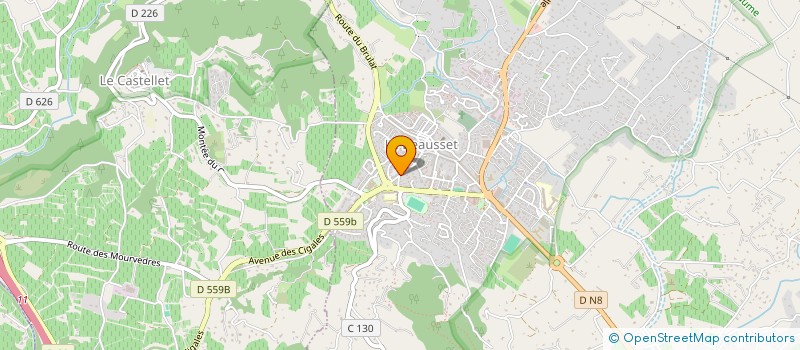 localisation de l'entreprise INFIRMIERES SAINT LOUIS  LE BEAUSSET