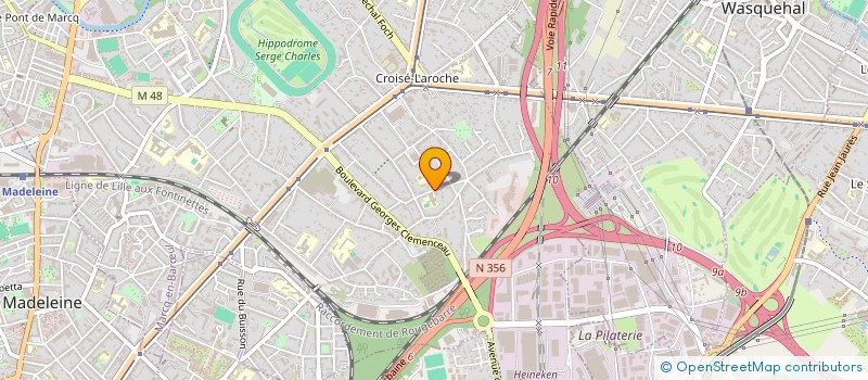 localisation de l'entreprise INFIRMIERES SECOURS NORD à MARCQ-EN-BARŒUL