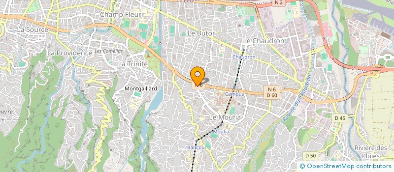 localisation de l'entreprise INFIRMIERS ASSOCIES 974  SAINT-DENIS