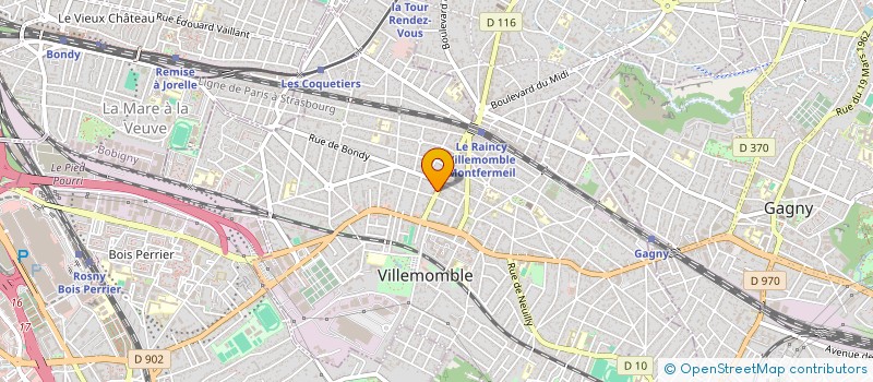localisation de l'entreprise INFIRMIERS AUX PETITS SOINS à VILLEMOMBLE