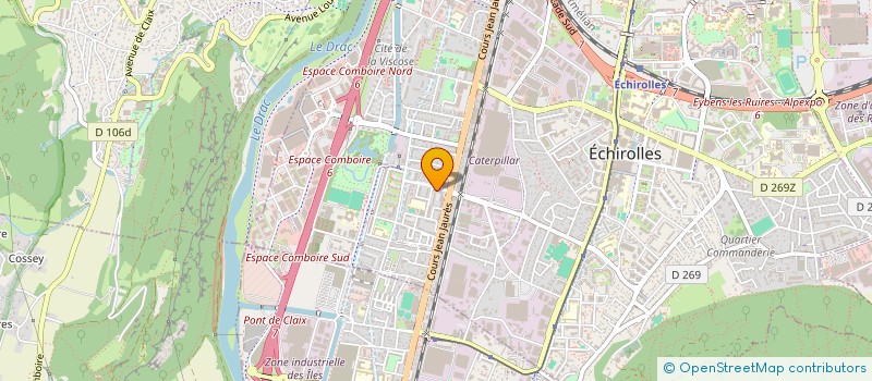 localisation de l'entreprise INFIRMIERS BAYARD CASANOVA à ECHIROLLES