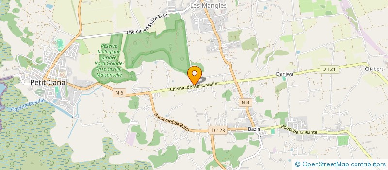 localisation de l'entreprise INFIRMIERS DU NORD SELAS à PETIT-CANAL