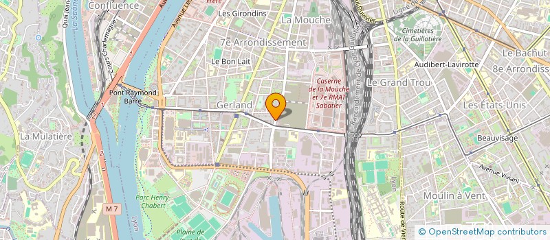 localisation de l'entreprise INFIRMIERS LIBERAUX BERNIER-GEROUDET  LYON