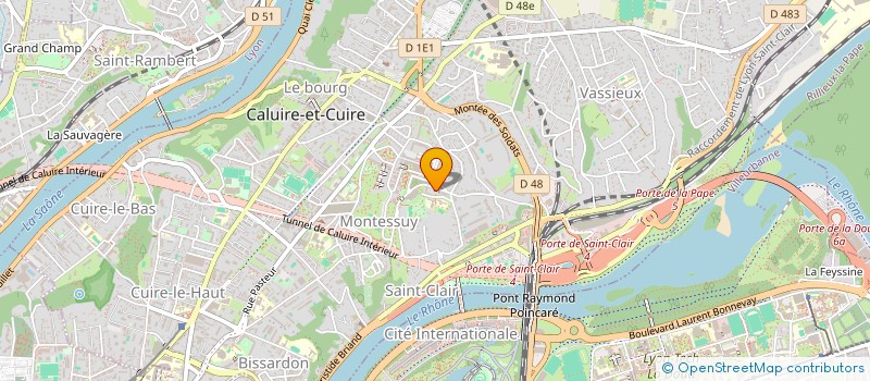 localisation de l'entreprise INFIVIA  CALUIRE-ET-CUIRE