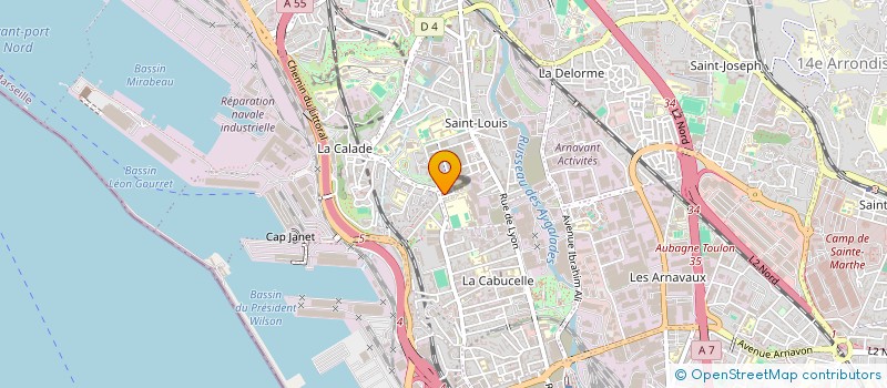 localisation de l'entreprise INFLAMMABLE à MARSEILLE 15EME