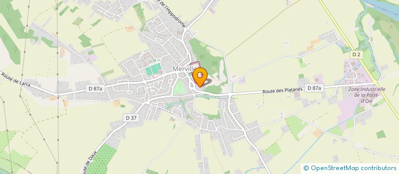 localisation de l'entreprise INFLORESCENCES  MERVILLE