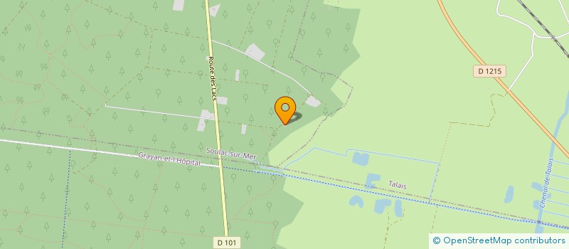 localisation de l'entreprise INFLUDANSE  SOULAC-SUR-MER