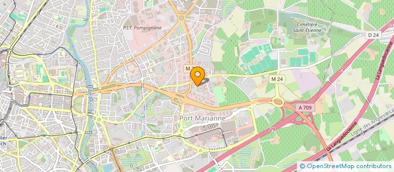 localisation de l'entreprise INFLUENCE à MONTPELLIER