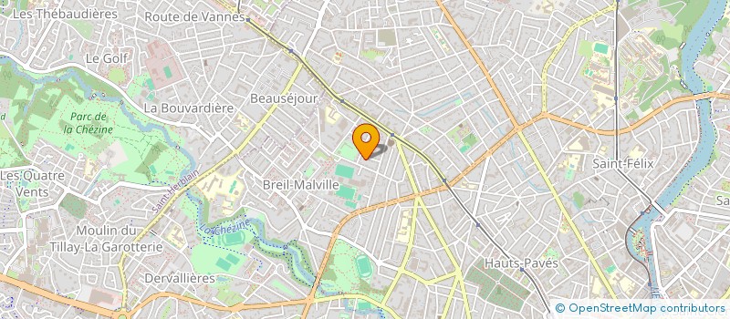 localisation de l'entreprise INFLUENCE ET CONTRASTE à NANTES