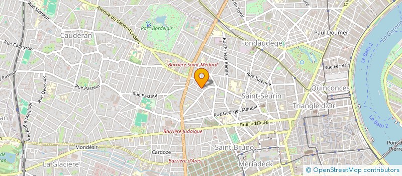 localisation de l'entreprise INFLUENCE GROUP  BORDEAUX