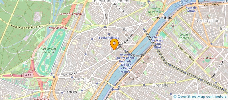 localisation de l'entreprise INFLUENCE LAB à BOULOGNE-BILLANCOURT