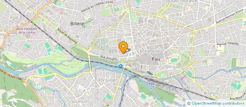 localisation de l'entreprise INFLUENCES à PAU