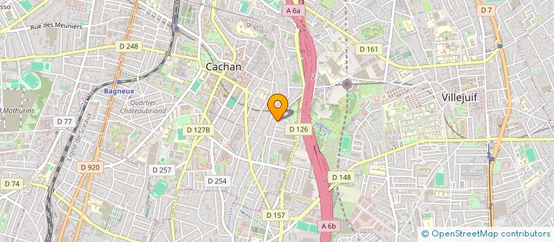 localisation de l'entreprise INFLUENCIEL  CACHAN