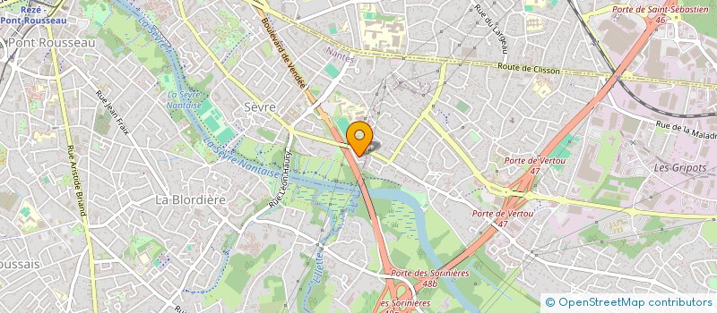 localisation de l'entreprise INFLUENTIA  NANTES