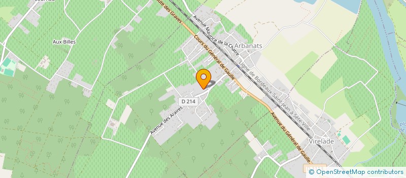 localisation de l'entreprise INFLUX  ARBANATS