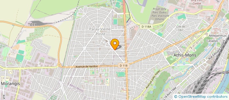 localisation de l'entreprise INFLUX COMMUNICATION à PARAY-VIEILLE-POSTE