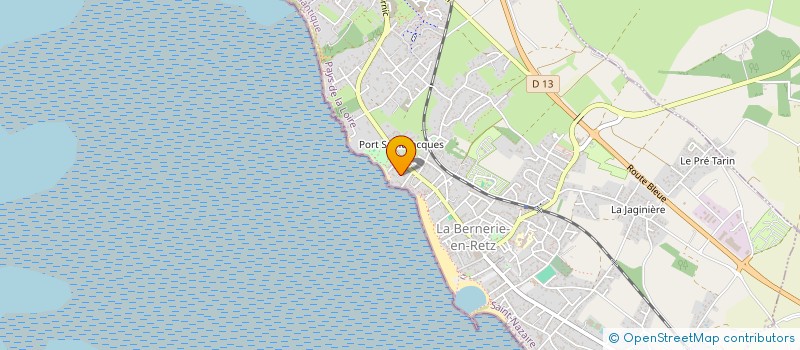 localisation de l'entreprise INFLUX GRAPH  LA BERNERIE-EN-RETZ