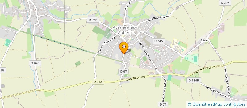 localisation de l'entreprise INFNI  AVESNES-LES-AUBERT