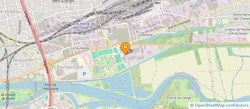 localisation de l'entreprise INFO 36 à TOURS