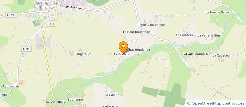localisation de l'entreprise INFO-BREIZH  VAL-COUESNON