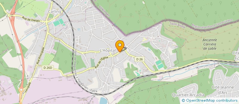 localisation de l'entreprise INFO BUREAU PRINT  L'HOPITAL