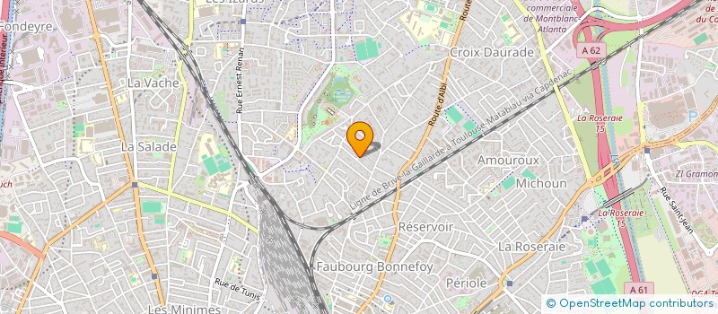 localisation de l'entreprise INFO-BURO à TOULOUSE