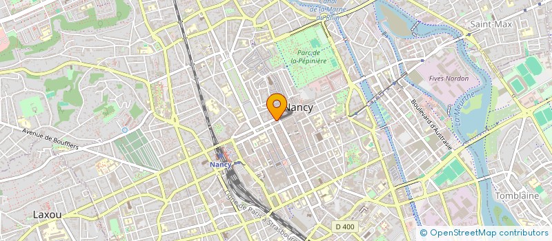 localisation de l'entreprise INFO BURO à NANCY