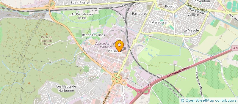 localisation de l'entreprise INFO COM  MONTREDON-DES-CORBIERES