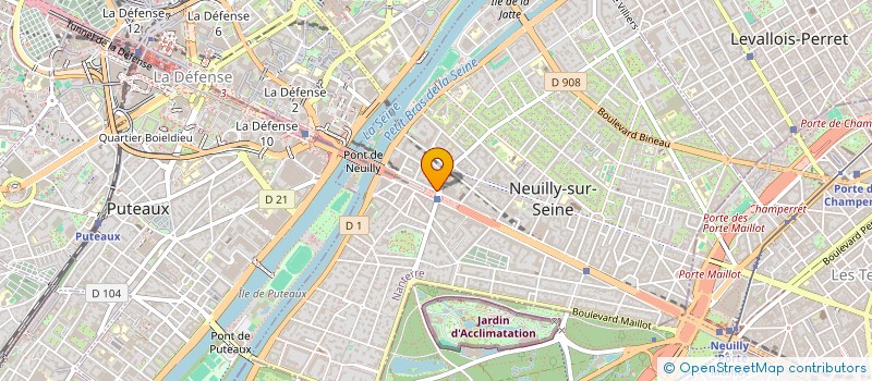 localisation de l'entreprise INFO CONCEPT EDITIONS à NEUILLY-SUR-SEINE