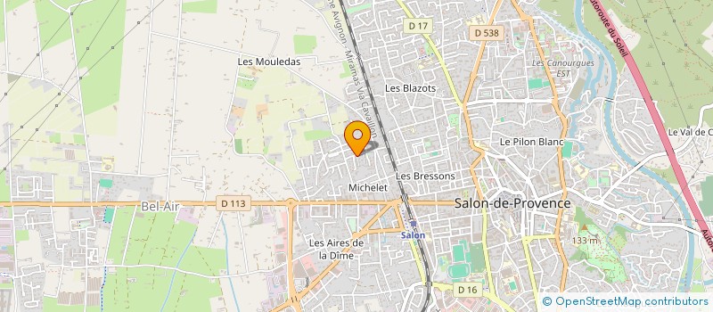 localisation de l'entreprise INFO CONCEPT & SERVICES à SALON-DE-PROVENCE