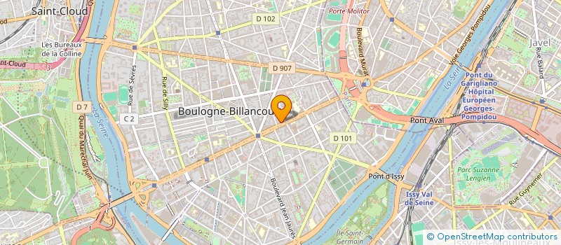 localisation de l'entreprise INFO COPY à BOULOGNE-BILLANCOURT