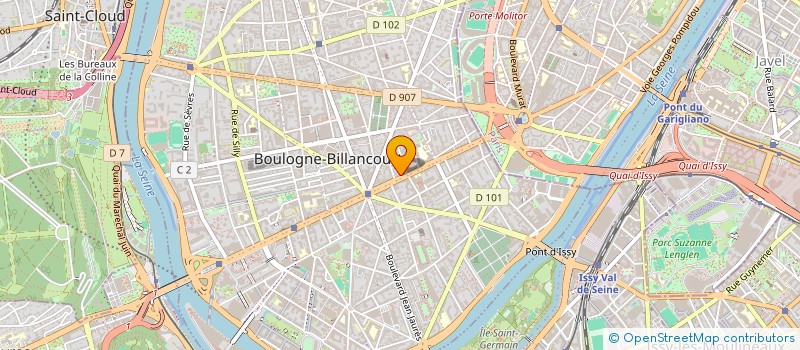 localisation de l'entreprise INFO COPY NUMERIQUE à BOULOGNE-BILLANCOURT