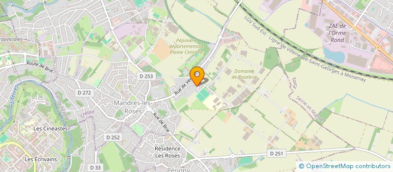 localisation de l'entreprise INFO-DVI  MANDRES-LES-ROSES