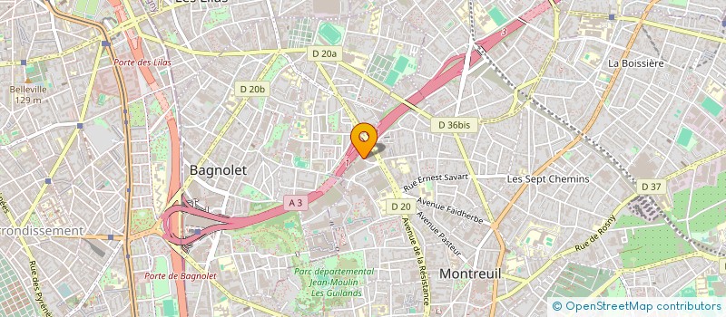 localisation de l'entreprise INFO-ECO-AUDIT à MONTREUIL