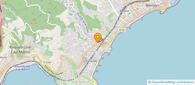 localisation de l'entreprise INFO-ELEC à ROQUEBRUNE-CAP-MARTIN