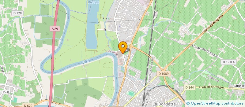 localisation de l'entreprise INFO ET MOBILE à LIBOURNE