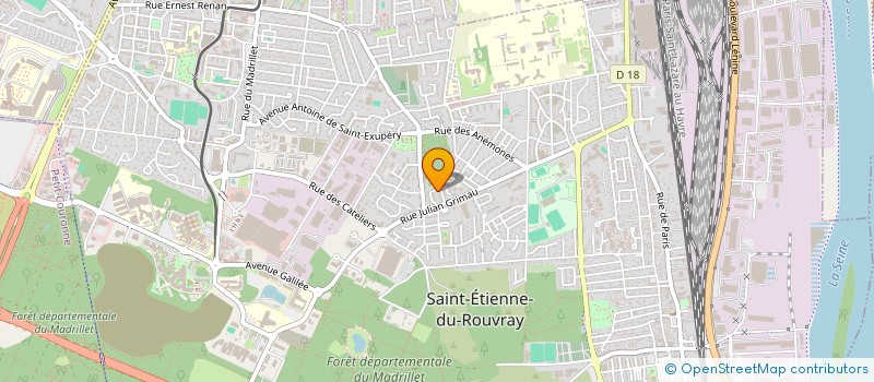 localisation de l'entreprise INFO HELP à SAINT-ETIENNE-DU-ROUVRAY