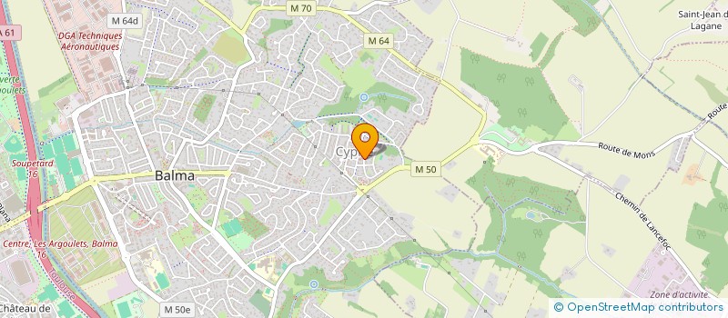 localisation de l'entreprise INFO-IT  BALMA