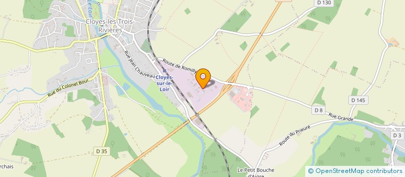 localisation de l'entreprise INFO-MAINTENANCE à CLOYES-LES-TROIS-RIVIERES
