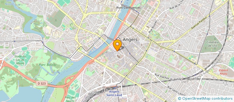 localisation de l'entreprise INFO MICRO à ANGERS
