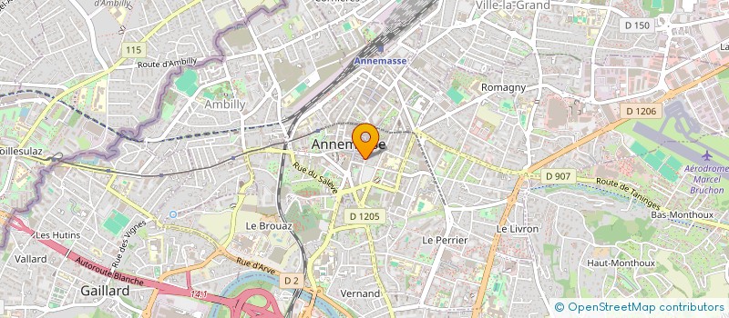 localisation de l'entreprise INFO MOCEF à ANNEMASSE