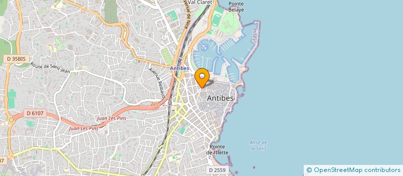 localisation de l'entreprise INFO MULTIMEDIA à ANTIBES