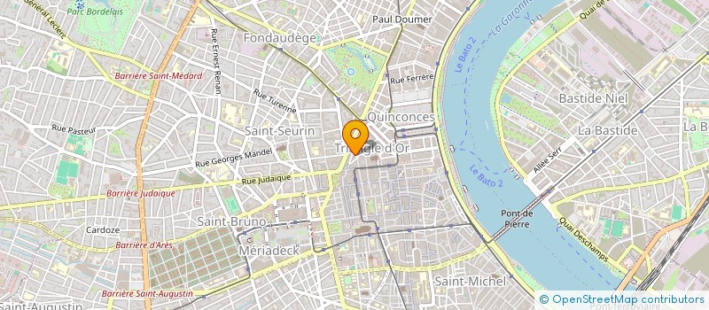localisation de l'entreprise INFO NET à BORDEAUX