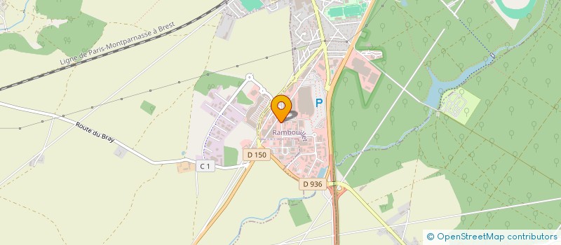 localisation de l'entreprise INFO ONE à RAMBOUILLET