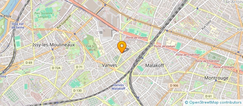 localisation de l'entreprise INFO PARTNER  VANVES